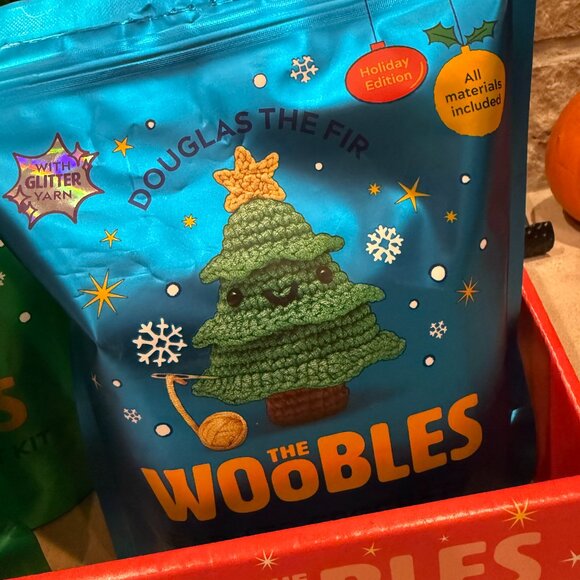 NEW Holiday Woobles - Glitter Holiday edition - douglas the fir - Picture 1 of 1